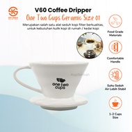 Coffee Dripper Ceramic V60 Size 01 Driper Brewing Tool Funnel Coffee Maker V 60 Ceramic Pour Over