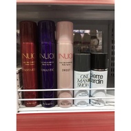 Inuoi body spray 89ml/one man show spray deodorant 30ml/pierre cardin deodorant 30ml