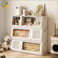 PoP Flip Storage Box Stackable Plastic Storage Cabinet Durabox DIY Basket Home Organizer