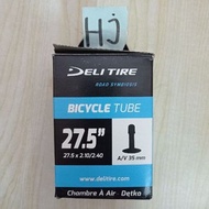 Delitire Tube Inner Tube 27.5x2.10-2.40 AV 35 mm and 48 mm 27.5x 2.10-2.40 AV