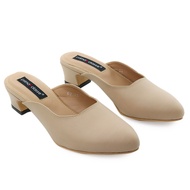 PRIMA CLASSE Evelyn 2211 - Women's Mule Shoes 4cm Heels Cream