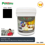 20KG PENTENS T-100 WATER-BASED PU BITUMINOUS WATERPROOFING MEMBRANE