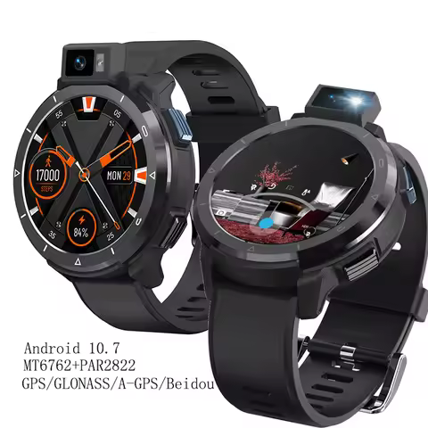 Trend Business Men's Sports 4G Android Smart Watch Phone 13MP 180° Rotating Camera 4GB+64GB 2260mAh 