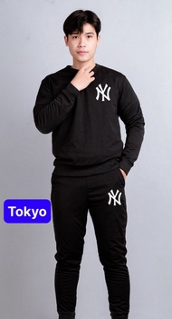 SÉT ĐỒ BỘ NAM NỮ HOODIE SWEATER NY CHẤT THUN NỈ DA CÁ DÀY CHỐNG LẠNH NẮNG NÓNG ĐÔNG HÈ PHONG CÁCH HO