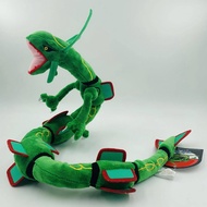 HOTOMI ของขวัญที่ดีที่สุดของขวัญวันเกิดตุ๊กตาสัตว์อะนิเมะตุ๊กตา Pokemon ของเล่น Dragon Plush ของเล่น Ray Dra Plush ของเล่น Rayquaza Dragon Mega Rayquaza ตุ๊กตาของเล่น