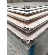 (CUSTOMIZE ORDER)CUT TO SIZE PLYWOOD PAPAN KAYU LAPIS 3mm 5mm 9mm 12mm 15mm 18mm(BLOCK BOARD)  *PLYWOOD SEMUA SIZE *