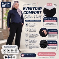 [EXYZ] + [CottonFlex Seluar Sukan] *2001* Muslimah Cotton Women Sport Pants BOOTS CUT EMAX DAILYWEAR