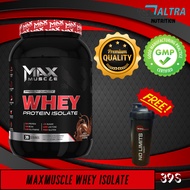 Whey Protein Isolate Premium Quality 30g Protein, 39 Serving Top Rated Flavors, Muscle Max MX