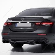 E63S Rear Spoiler Wing Caps For Mercedes W213 E250 E300 E400 E43 Saloon Rear Trunk Spoiler Caps 2016