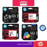HP 683 INK CARTRIDGE FOR PRINTER HP 2989 2988 6170 6570 - BLACK COLOR INK