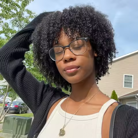 MsSunlight Short 4B 4C Wigs Afro Kinky Curly Brazilian Wig Human Hair For Woman Human Hair 100% Natu