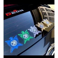 🔰JDM JAF Anniversary Kelawar 10th-50th Car Sticker Tiffana