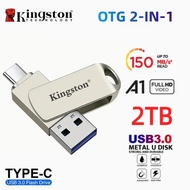 Kingston OTG flash drive 2 in 1 USB Type C flash drive Pendrive High speed Pen Drive for Phone/PC