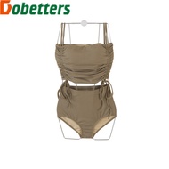 【Dobetters】Korean High Waist Bikini Female Swimwear Beachwear Padded Bandage