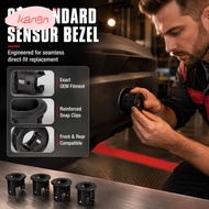 KANGN 4PCS Parking Assist Sensor Bracket, ABS Black Parking Aid Sensor Trim, Tight 5LS52TZZAA Bumper