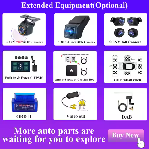Calibration Cloth Tempered Film For Car Radio Player Android DAB+DVR TPMS CARPLAY OBD SONY 360 Camer