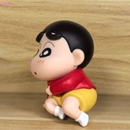 YOLO Shin Chan Model Toy, Decorative Collectible Crayon Shin-chan Figure Model, Creative Anime 8cm C