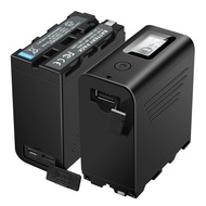 KUNLUN 2-Pack NP-F970 Battery Replacement for Sony NP-F Battery NP-F970 NP-F975 NP-F980 NP-F960 NP-F