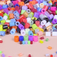 THEGIRL8B 1000 pcs/Bag Perler Fuse Beads, Children Toy Rainbow Color Pixel Puzzle Beads, 5mm 2.6mm J