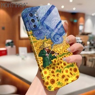 Hontinga ฟิล์มรวมทุกอย่างปลอกสำหรับ Samsung Galaxy Note 10 Plus Note 10 + Note 9 S20 FE 5G 4G เคสภาพยนตร์เกาหลีน้ำมันเคสทาสีโทรศัพท์จิตรกร Van Gogh เคสหลังอุปกรณ์ป้องกันเลนส์ดีไซน์แบบแข็งกล่องกันกระแทกเคสคลุมทั้งหมดสำหรับเด็กผู้หญิง