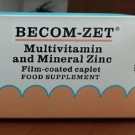 Vitamin BECOM ZET box isi 100 original/ Strip 10 Tablet - 1 Strip