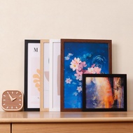 [Ready Stock Hot Sale] Wooden Photo Frame 20cm Wall Hanging Table a3A4 Paper Picture Frame 8K4 Open 