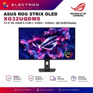 ASUS ROG Strix OLED XG32UQDMS 31.5" 4K QD-OLED 240Hz Monitor (DisplayPort, HDMI, 3 Yrs Wrty)