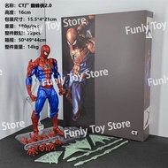 In Stock Ct Toys Spiderman Figure Amazing Yamaguchi Spider-Man 2.0 Agent Venom Mafex Anime Action Fi