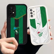 Case for Samsung Galaxy A52 A73 A53 A52S 5G S25 Ultra A36 A56 A26 Silicone Case H-73 soccer team