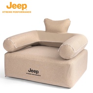 JEEP Camping Inflatable Air Sofa Double Seats Folding Comfortable Automatic Inflatable Sofa Outdoor