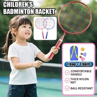2 Pcs Children Badminton Racket Badminton Set / Children's Badminton Racket (Ages 2-13) FREE RACKET 