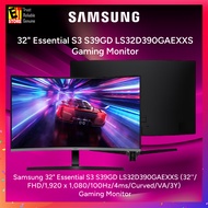 Samsung 32" Essential S3 S39GD LS32D390GAEXXS (32''/ FHD/1,920 x 1,080/100Hz/4ms/Curved/VA/3Y)  Gami