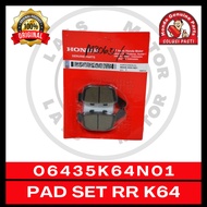 Rear Brake Pad Set K64 CBR250RR 06435K64N01 Original AHM