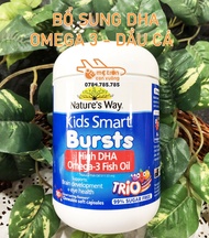 Kẹo Kids Smart bổ sung Omega 3 dầu cá DHA 180v