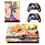 Naruto to Boruto Shinobi Vinyl Sticker Skin Decal Stickers for Xbox One X Console + Controller Skin