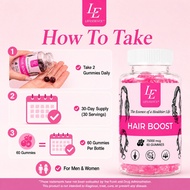 【LIFESSENCE】【Teddi Lab Hair Boost】Nicotinamide/Hair-care gummies/Niacinamide Gummies/Ashwagandha/Col