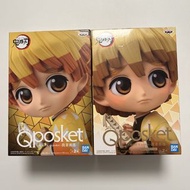 全新 未拆  Qposket 鬼滅之刃 我妻善逸 善逸 原色 + 異色 Figure 擺設