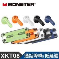 【MONSTER 魔聲】超輕巧38克，攜帶更方便 炫彩真無線藍牙耳機(XKT08)