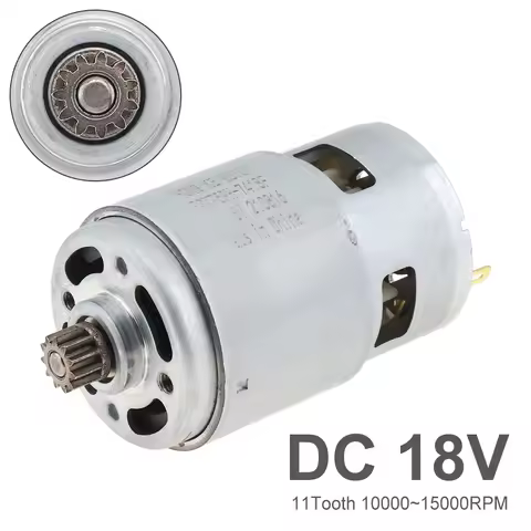 RS775 DC Motor High Power Reciprocating 18V 775 Micro Electric Motors 11 Teeth Gear for Handheld Cut