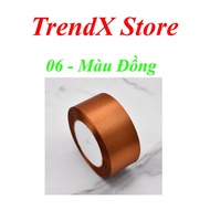 XXX SNAKE - 0.58 CM Ribbons in All Copper Colors Ladies Making Bows to Tie Flowers or Crafts