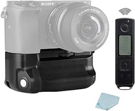 Meike MK-A6300 Pro Battery Grip with 2.4G LCD Display Wireless Remote Control for Sony A6400 A6300 A