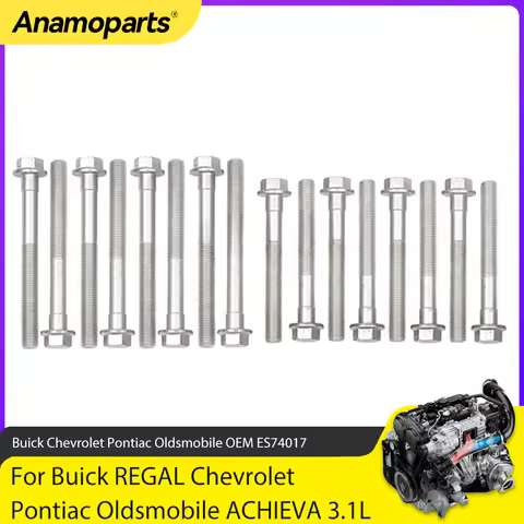 Engine Parts Cylinder Head Bolt Kit Fit 3.1 L For Buick Regal Chevrolet Beretta Pontiac Oldsmobile A
