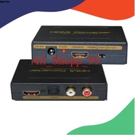 LEXCRON Converter HDMI to HDMI + Audio SPDIF+L/R - Black