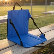 [Adepe] Stadium Cushion with Backrest Foldable Portable Bleacher Seat Padded Bleacher Chair Carrying