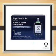 [EXP: 03.2027] EDGECHECK EDGE CHECK 3C (TD-4222A) BLOOD GLUCOSE TEST STRIPS 2 X 25'S