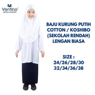 Baju Kurung Sekolah Rendah Ventino ( BAJU SAHAJA ) Koshibo/Cotton Uniform Sekolah Rendah Ventino