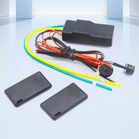 12V Wireless Car Engine Lock 2-8 Meter Sensor 2.4GHz RFID Auto Car Alarm Engine Dark Lock Security S