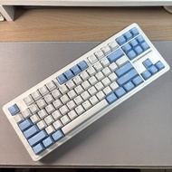 新盟 M87 Pro V2 無線機械鍵盤 80% TKL 87配列 星光白配色 椰白軸 RGB燈效  | 春旺本舖 SPRING.HONPO