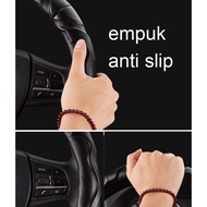 Leather Car Steering Wheel Cover - 3 Dimensional Car Steering Wheel