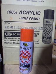 Orange Bosny Spray paint
